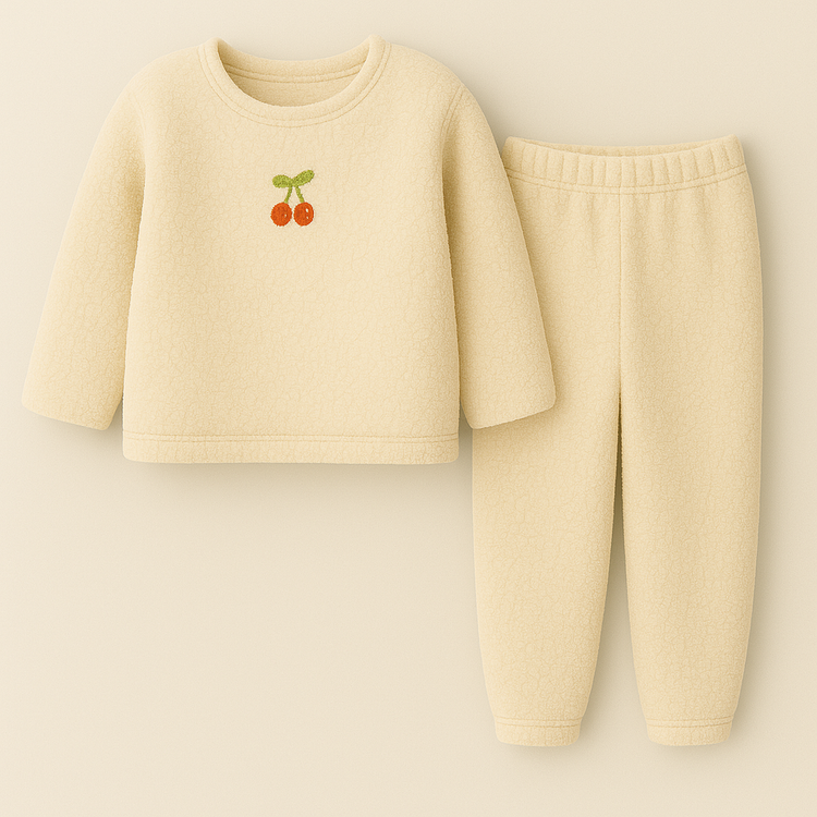 Vanilla Puff Fleece Set