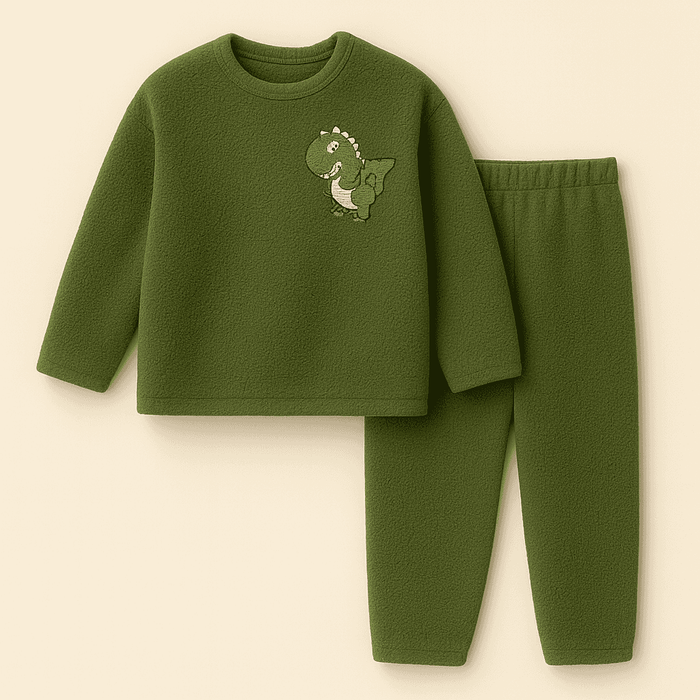 Olive Green Dragon Fleece Set