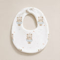 Floater teddy bamboo baby bib by Anaario