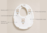 Anaario Floater Teddy Bamboo Baby Bib key features