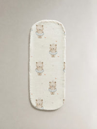 Floater teddy bamboo baby burp cloth by Anaario