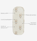 Anaario Floater Teddy Bamboo Baby Burp Cloth key features