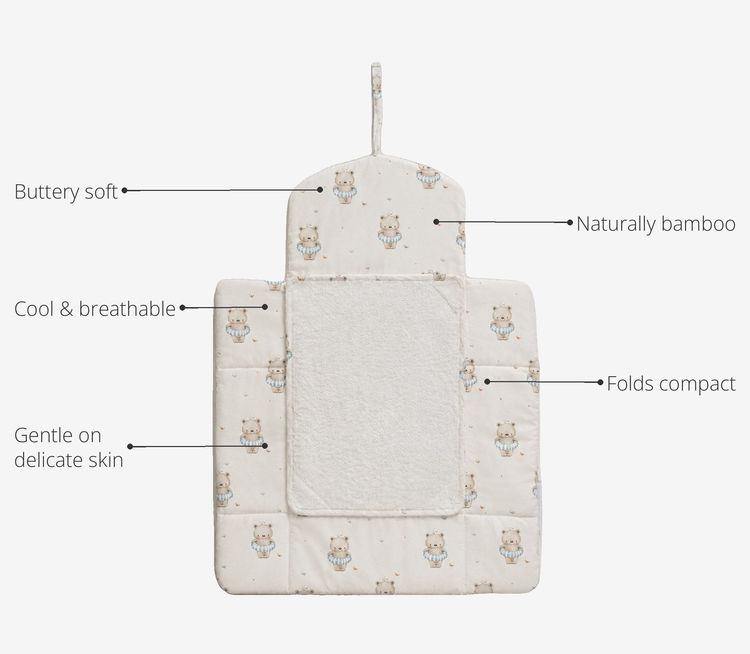 Anaario Floater Teddy Bamboo Baby Changing Mat key features