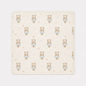 Floater Teddy bamboo baby quilt — floater teddy print, soft bamboo cotton