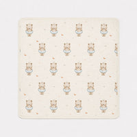 Floater Teddy bamboo baby quilt — floater teddy print, soft bamboo cotton