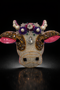 Anaario Flowery Cow Brooch pin