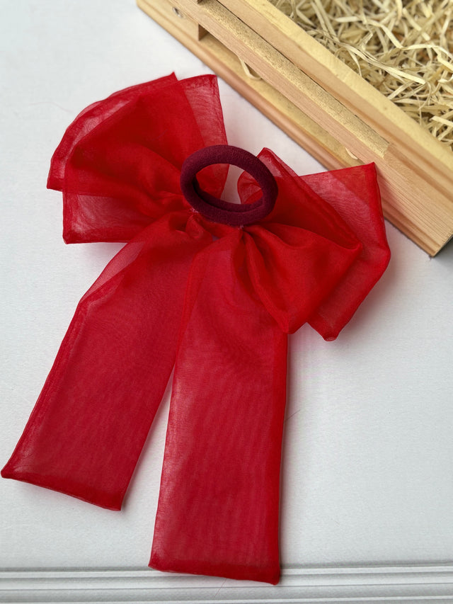 Anaario Fuschia Bow Hair Tie, hair band for kids