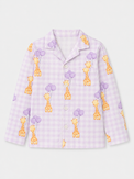 Boy wearing Anaario Giraffe and Balloons Night Suit
