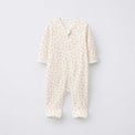 Giraffe bamboo cotton baby sleepsuit — full-sleeve baby sleepsuit, zip onesie