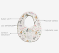 Anaario Giraffe Birthday Party Bamboo Baby Bib key features