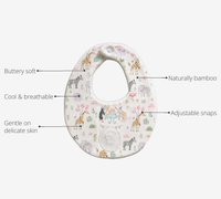 Anaario Giraffe Birthday Party Bamboo Baby Bib key features