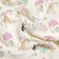 Giraffe Birthday Party bamboo baby quilt — absorbent sherpa backing