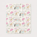 Giraffe Birthday Party bamboo baby quilt — print detail