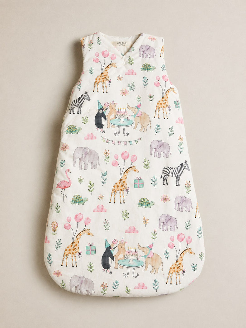 Giraffe Birthday Party Bamboo Baby Sleeping Bag