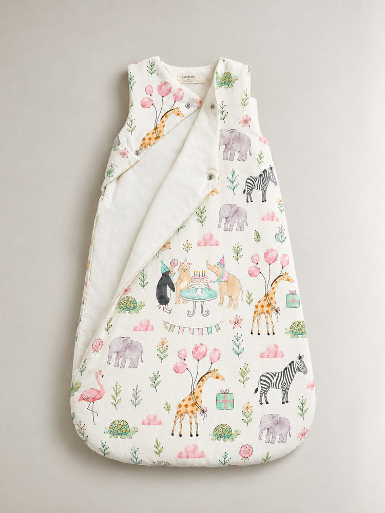 Giraffe Birthday Party Bamboo Baby Sleeping Bag