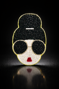 Anaario Girl with Glasses Brooch pin