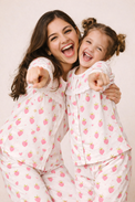 Girl wearing Anaario Berry Bloom Night Suit