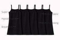 Anaario Girls Black Sleeveless Bamboo Vest (pack Of 5) organic cotton features