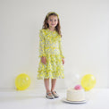 Girl wearing Anaario Royal Mulan Dress