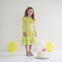 Girl wearing Anaario Royal Mulan Dress