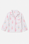Girl wearing Anaario Cupcakes and Icecream Night Suit
