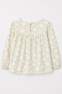 Girl wearing Anaario Ivory and Rose Poppy Raindrops Night Suit