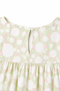 Girl wearing Anaario Ivory and Rose Poppy Raindrops Night Suit