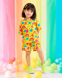 Girl wearing Anaario Jellybean Shorts Set