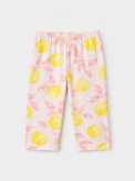 Girl wearing Anaario Lemon Zest Night Suit