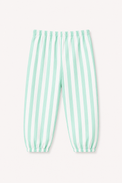 Girl wearing Anaario Mint Green Stripes Night Suit