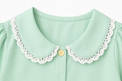 Girl wearing Anaario Mint Petals Dreams Night Suit