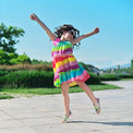Girl wearing Anaario Moon River Dress