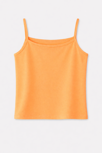 Girls Multi-Coloured Sleeveless Bamboo Vest (Pack of 5)