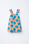 Girl wearing Anaario Peaches and Pop Romper