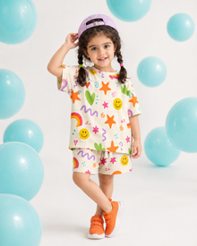 The Peppy Picnic Shorts Set