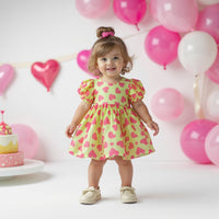 Girl wearing Anaario Magnifique Rapunzel Dress