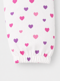 Girl wearing Anaario Pink Heart Night Suit