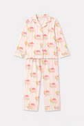 Girl wearing Anaario Pink Snail-House Night Suit