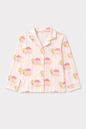 Girl wearing Anaario Pink Snail-House Night Suit