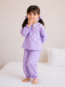 Purple Alphabet Night Suit