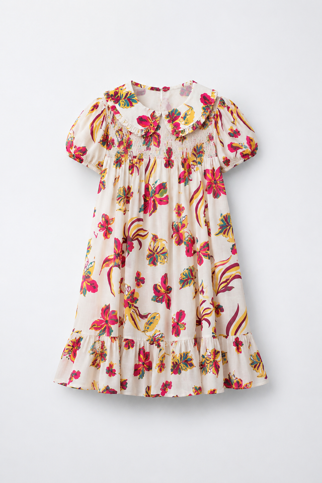 Girl wearing Anaario Cherry Bloom Strappy Dress