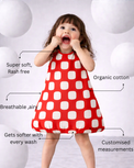 Girl wearing Anaario Cherry Pop Dress