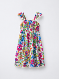 Girl wearing Anaario Rainbow Garden Smocked Dress