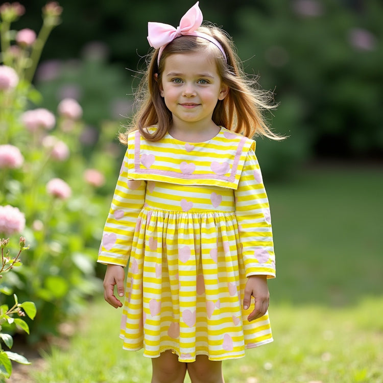 Girl wearing Anaario Sunshine Sailor Dress
