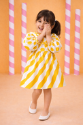 Girl wearing Anaario Lemon Drop Dress