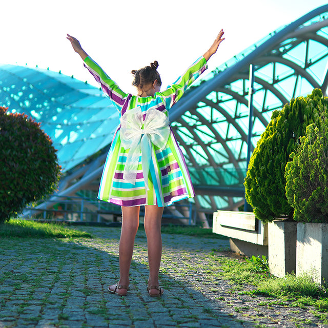 Girl wearing Anaario Golden Hour Dress