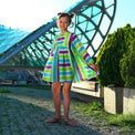 Girl wearing Anaario Golden Hour Dress