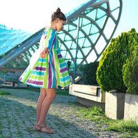 Girl wearing Anaario Golden Hour Dress