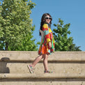 Girl wearing Anaario Golden Hour Dress