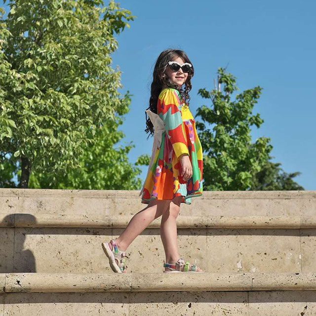 Girl wearing Anaario Golden Hour Dress